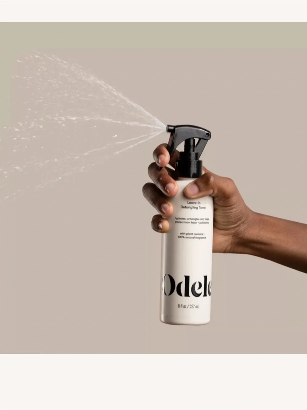 ODELE Leave-In Detangling Tonic for Hydration + Heat Protection 8oz NEW Natural